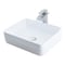 Novatto Porcelain Vessel Sink Combo with Brushed Nickel Faucet, Drain and Sealer NSFC-01321136BN - alternate 1